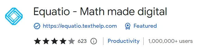 EquatIO Chrome Extension
