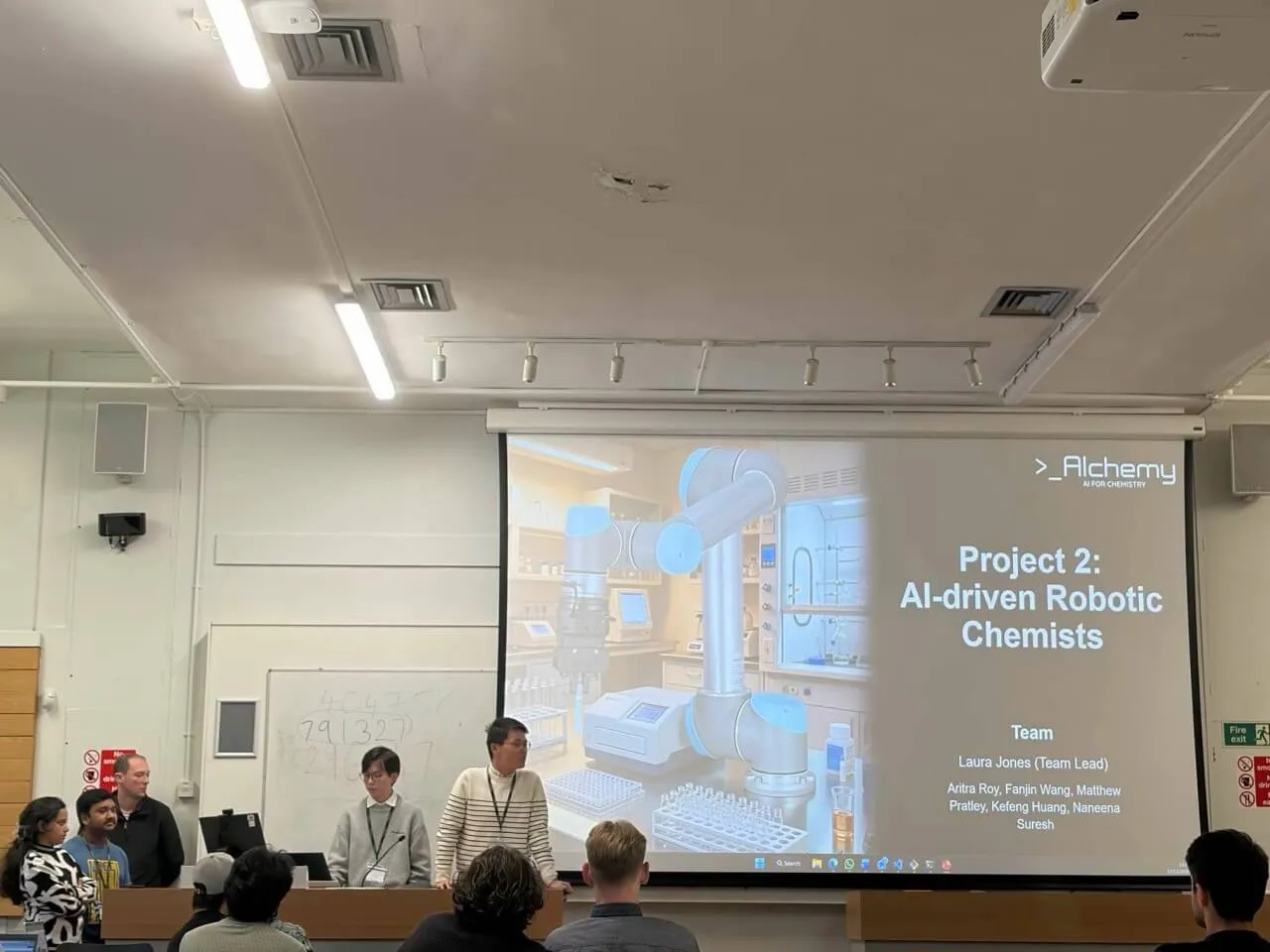 Project 2: Presentation of our project: AI-driven Robotic Chemists