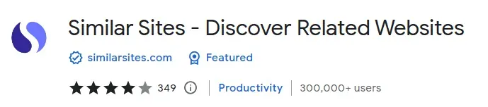 Similar Sites - Discover Related Websites Chrome Extension
