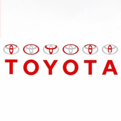 Logo of the Toyota Company